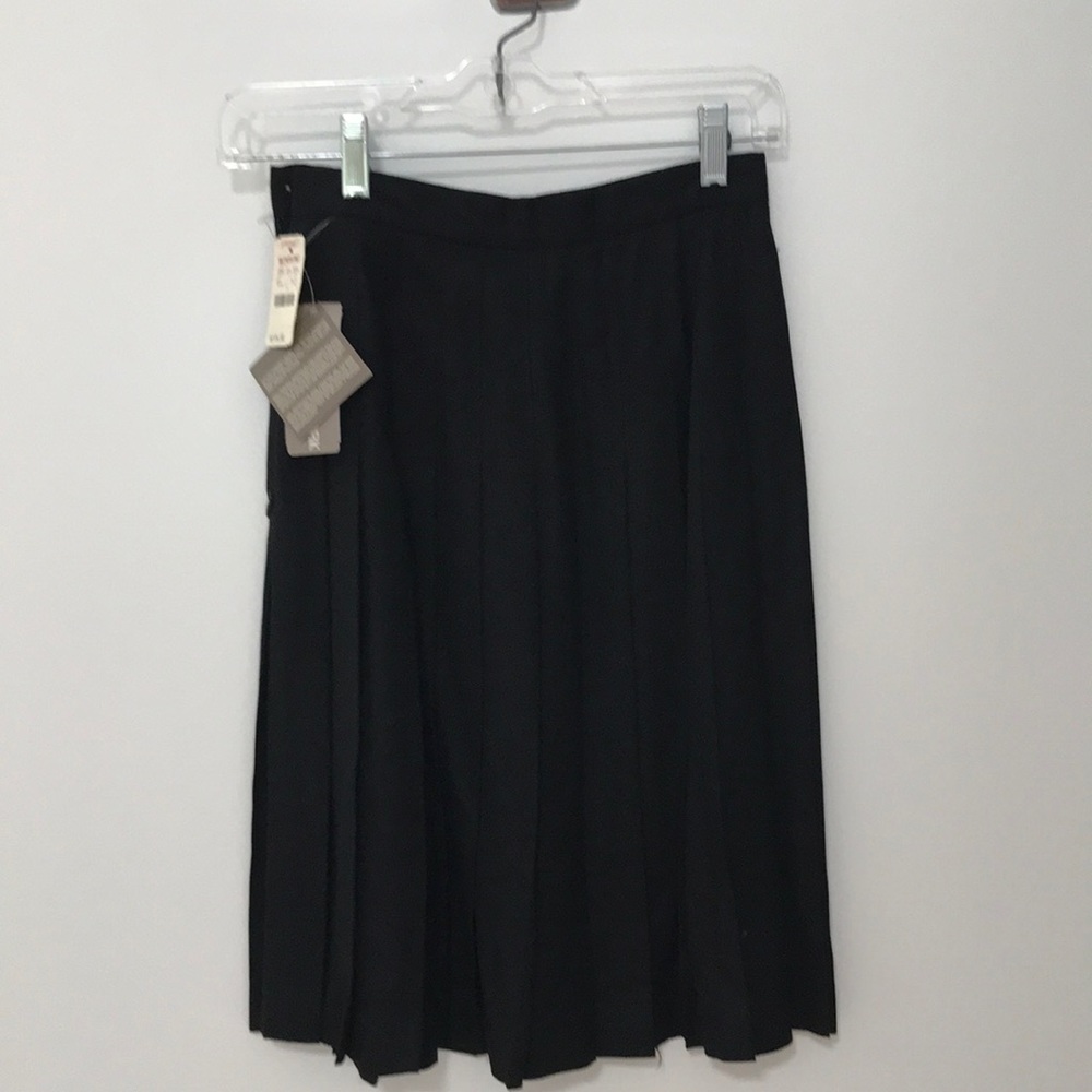 Black Pleated Skirt